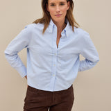 Joey B.D. Oxford Cropped Ciel