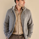 Classic Fit Herringbone Beige