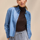 Stella Flanellrock Check Navy