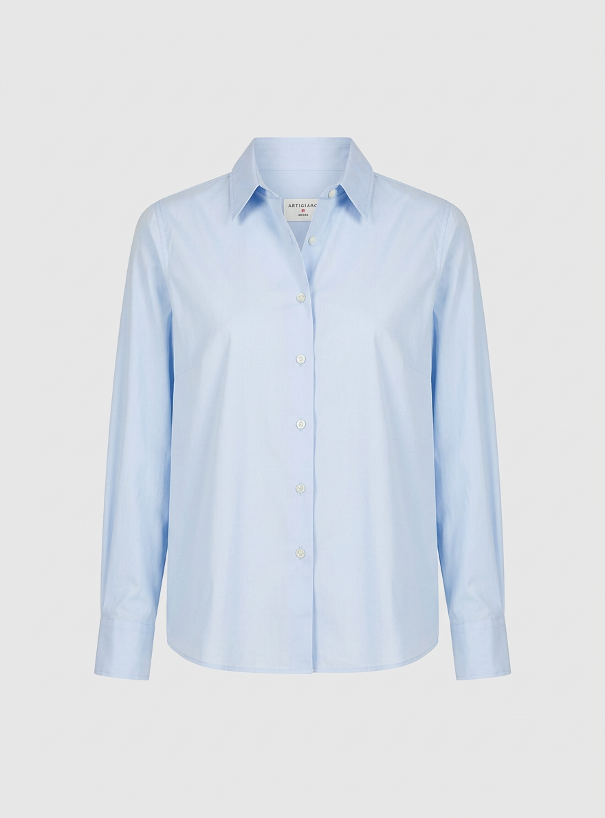 Jacky Stretchbluse Hellblau – Ansicht 2