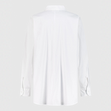 Jsa Langarm Stretchbluse Weiss