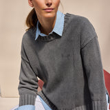 Jacky Jeansbluse Blau
