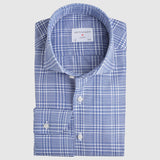 Classic Fit Navy Karo