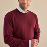 Sord Langarm Piqué Bordeaux