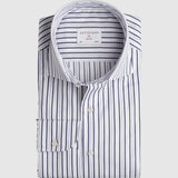 Classic Fit Streifen Blau/Weiss