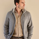 Classic Fit Herringbone Beige