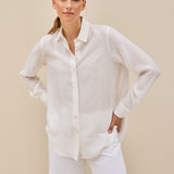 Baila Seidenbluse Off White