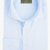 Classic Fit Leinenhemd Hellblau