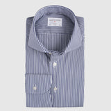 Slim Fit Stretch  Streifen Blau