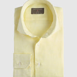 Classic Fit Leinen Gelb