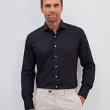 Classic Fit Twill Schwarz