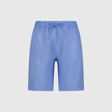 Sage Leinenshorts Blau