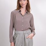 Jacky Seidenstretchbluse Bordeaux