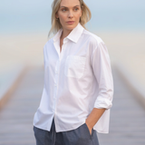 Sage Leinenhose Blau