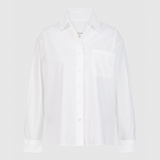 Boyfriend Bluse Weiss