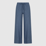 Sage Leinenhose Blau