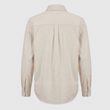 Malu Flanellbluse Creme