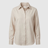 Malu Flanellbluse Creme
