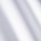 Classic Fit Twill Royal Herringbone Weiss