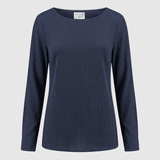 Chiara Seidenbluse Navy