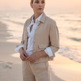 Solin Cropped Overshirt