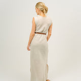 Leonie Leinenkleid Beige