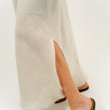 Leonie Leinenkleid Beige