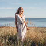 Leonie Leinenkleid Beige