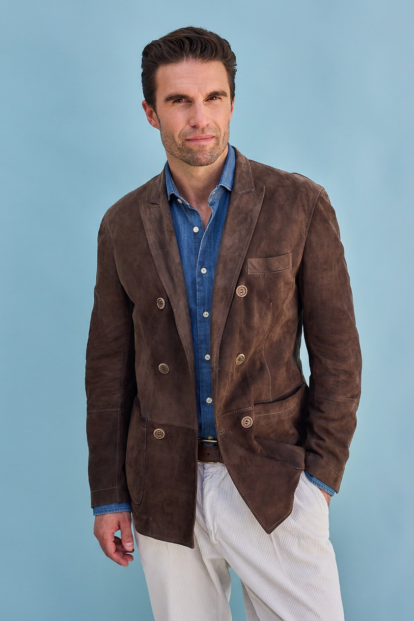 Classic Fit Jeanshemd Blau – Artigiano by Asoni