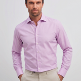 Classic Fit Uni Rosa Chambray