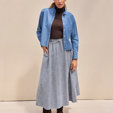 Stella Flanellrock Check Navy