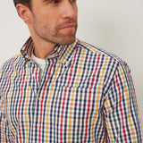 Classic Fit Multicolor Karo Button Down