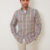 Classic Fit Multicolor Karo Button Down