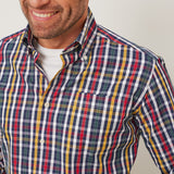 Classic Fit Multicolor Karo Button Down