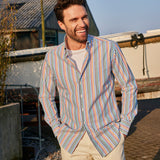 Classic Fit Multicolor Streifen Button Down