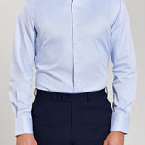 Classic Fit Twill Hellblau Extra Kurz